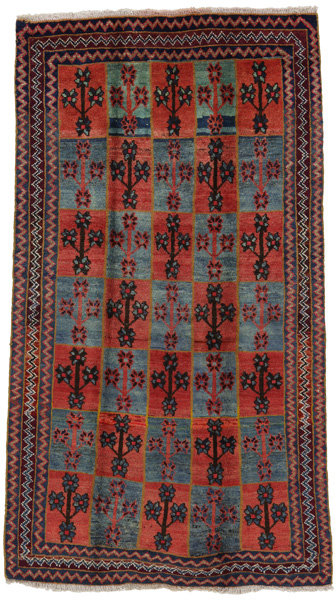 Gabbeh - Qashqai Persian Carpet 221x105
