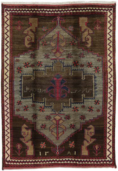 Gabbeh - Qashqai Persian Carpet 198x143