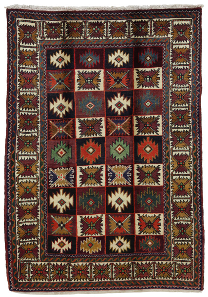 Gabbeh - Qashqai Persian Carpet 204x145