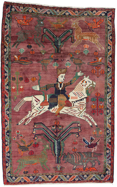 Bakhtiari - Qashqai Persian Carpet 247x156