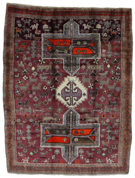 Gabbeh - Qashqai Persian Carpet 230x173