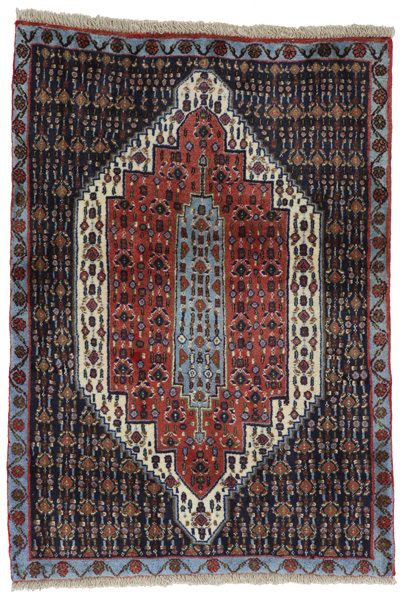 Senneh - Kurdi Persian Carpet 106x75