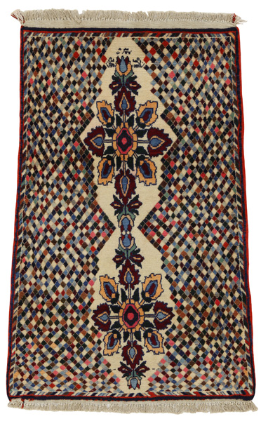 Gabbeh - Qashqai Persian Carpet 122x77