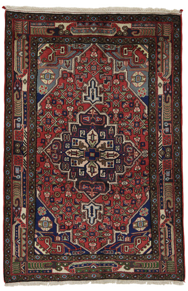 Hosseinabad - Hamadan Persian Carpet 148x100