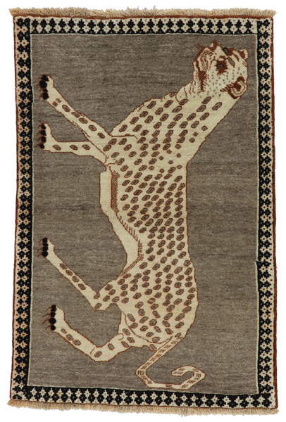 Gabbeh - Qashqai Persian Carpet 151x101