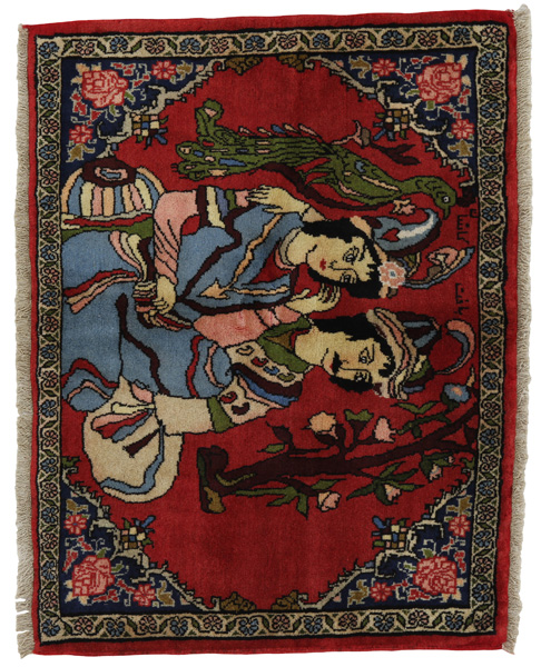 Bijar - Kurdi Persian Carpet 73x100