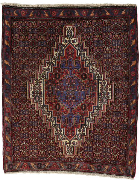 Senneh - Kurdi Persian Carpet 94x77