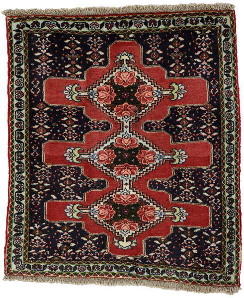 Senneh - Kurdi Persian Carpet 85x74