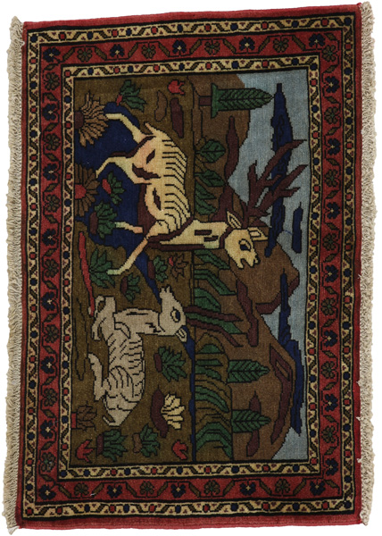 Sarouk - Farahan Persian Carpet 57x85