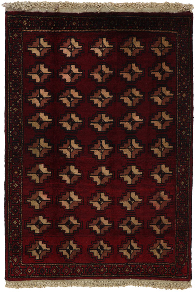 Bokhara - Turkaman Persian Carpet 91x63