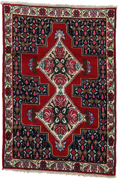 Senneh - Kurdi Persian Carpet 105x73