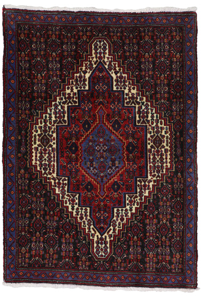 Senneh - Kurdi Persian Carpet 103x73