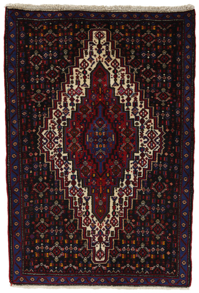 Senneh - Kurdi Persian Carpet 110x74