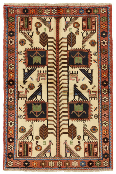 Koliai - Kurdi Persian Carpet 155x103