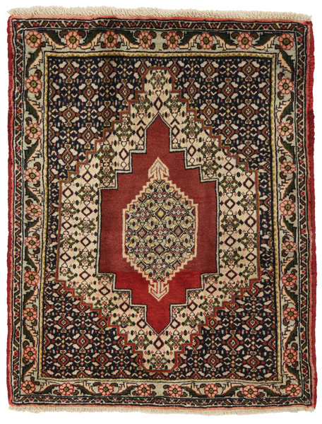 Senneh - Kurdi Persian Carpet 93x74