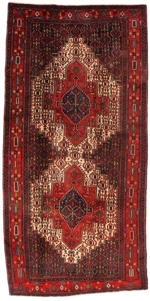Senneh - Kurdi Persian Carpet 323x157