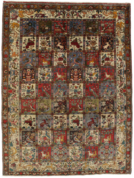 Bakhtiari Persian Carpet 280x210
