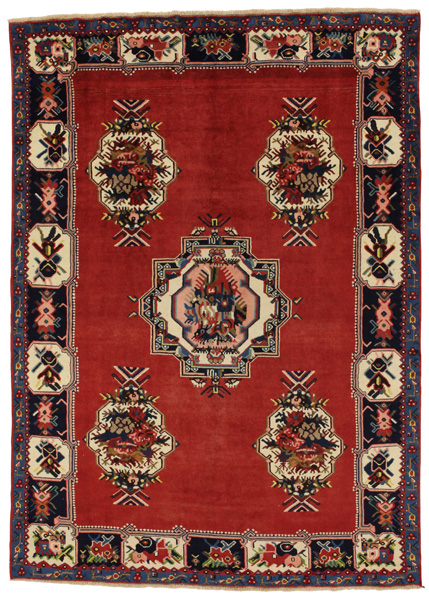 Bakhtiari Persian Carpet 277x202