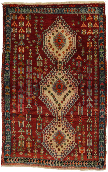 Yalameh - Qashqai Persian Carpet 164x105