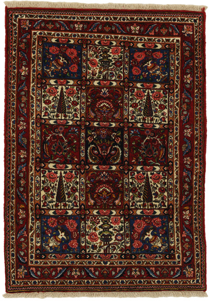 Bakhtiari Persian Carpet 150x106
