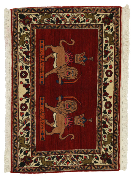 Bijar - Kurdi Persian Carpet 62x91