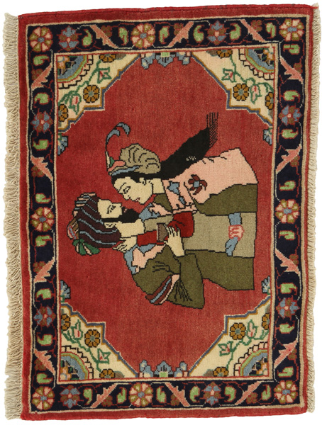 Bijar - Kurdi Persian Carpet 59x83