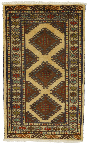 Koliai - Kurdi Persian Carpet 103x61
