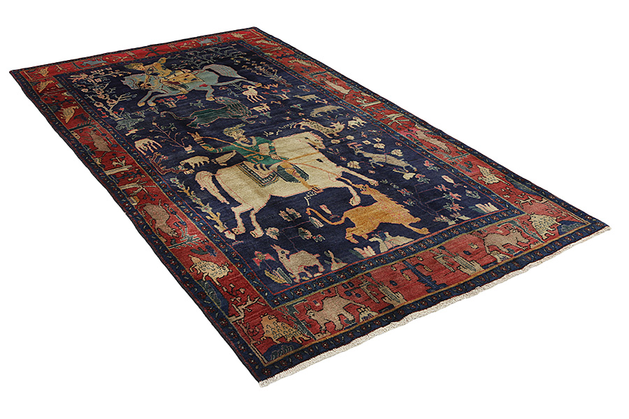 Bijar - Kurdi Persian Carpet 333x180 - Picture 1