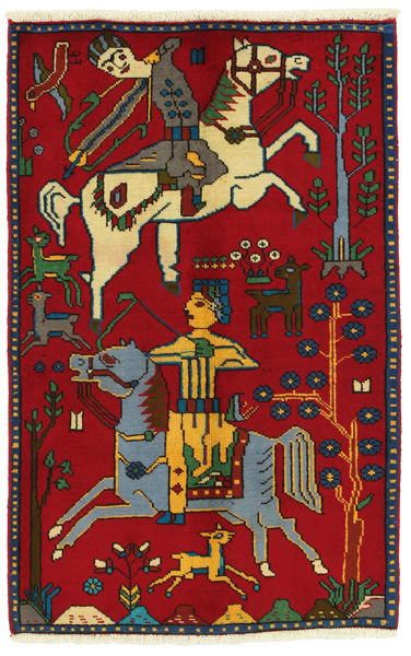 Bijar - Kurdi Persian Carpet 146x94