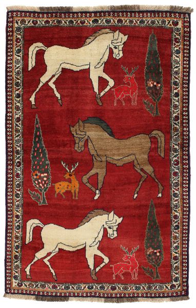Qashqai - Gabbeh Persian Carpet 197x125