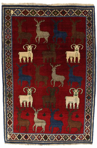 Qashqai - Gabbeh Persian Carpet 240x158