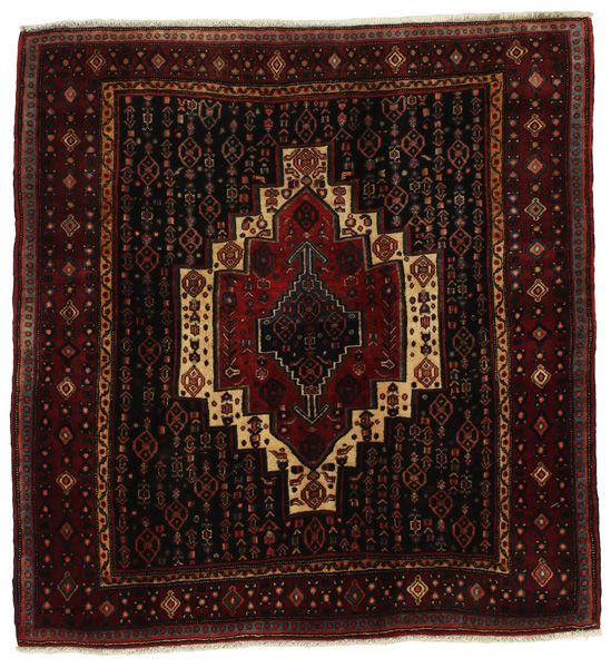 Senneh - Kurdi Persian Carpet 137x130