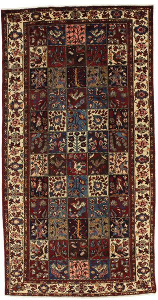 Bakhtiari Persian Carpet 300x158