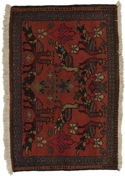 Koliai - Kurdi Persian Carpet 88x60