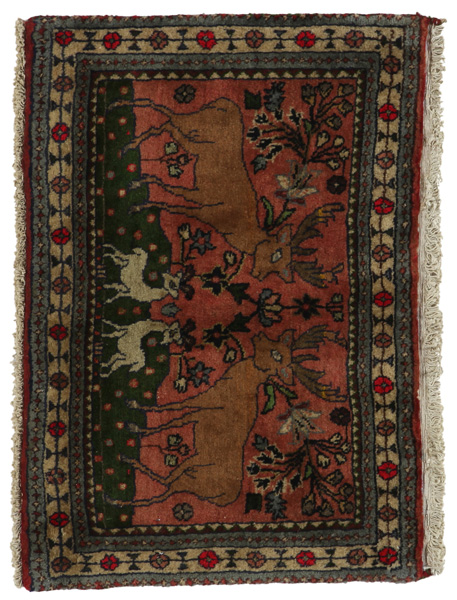 Bijar - Kurdi Persian Carpet 50x73