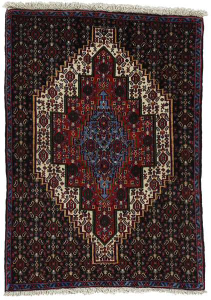 Senneh - Kurdi Persian Carpet 105x74