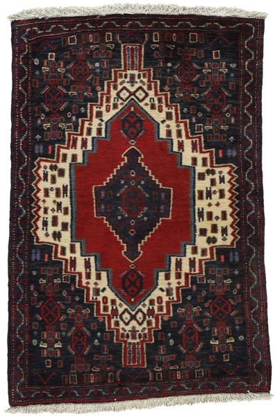 Senneh - Kurdi Persian Carpet 106x68