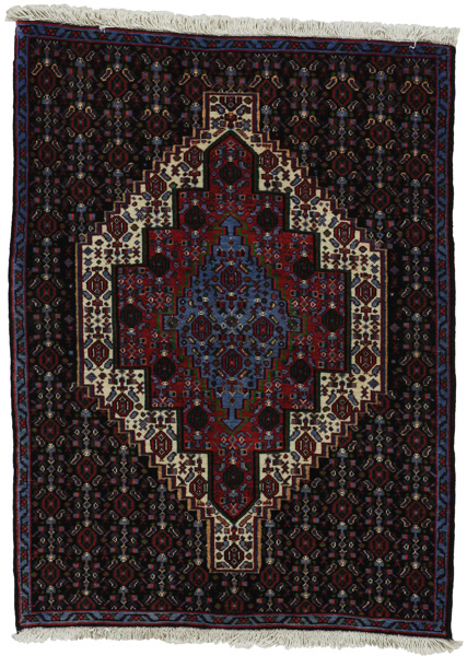 Senneh - Kurdi Persian Carpet 101x76