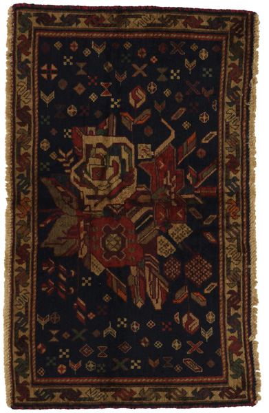Afshar - Sirjan Persian Carpet 57x92