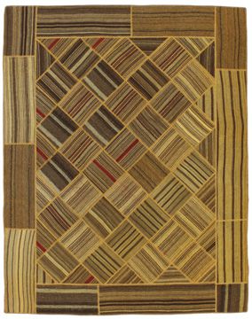 Carpet Patchwork Kilim 245x195