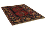 Qashqai - old Persian Carpet 228x157 - Picture 1