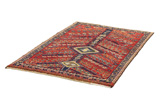 Qashqai - old Persian Carpet 208x138 - Picture 2