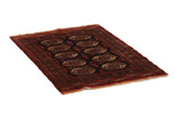 Bokhara - Turkaman Persian Carpet 122x81 - Picture 1