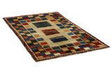 Gabbeh - Bakhtiari Persian Carpet 197x118 - Picture 1