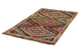 Gabbeh - Qashqai Persian Carpet 218x124 - Picture 2