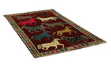 Gabbeh - Qashqai Persian Carpet 223x129 - Picture 1