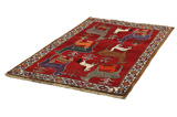 Gabbeh - Qashqai Persian Carpet 200x120 - Picture 2
