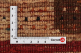 Gabbeh - Bakhtiari Persian Carpet 115x105 - Picture 4