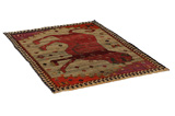 Gabbeh - Qashqai Persian Carpet 178x127 - Picture 1