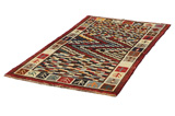 Gabbeh - Bakhtiari Persian Carpet 193x105 - Picture 2